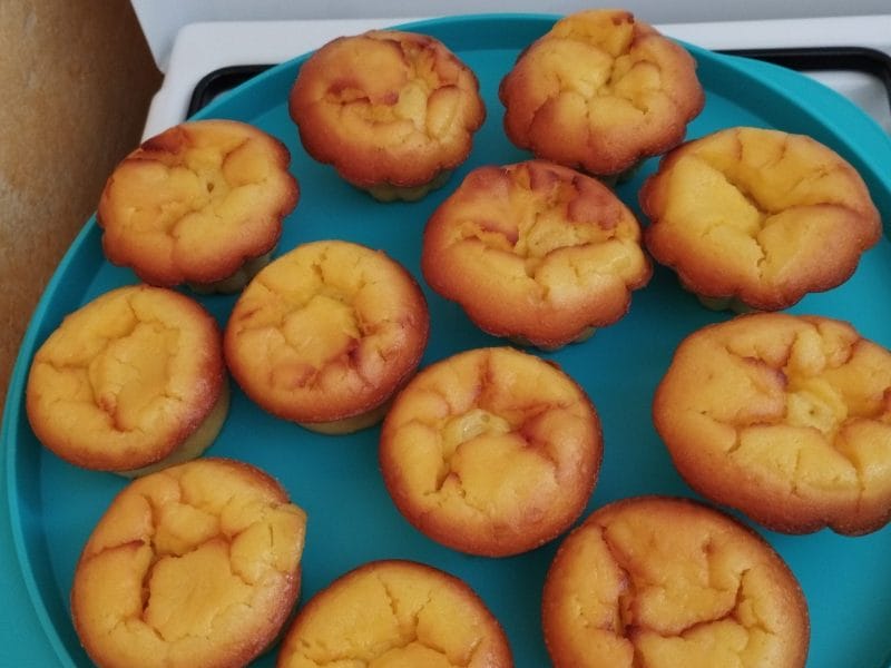 Cliquez pour zoomer ! Fondants au citron, coeur de lemon curd Thermomix par Géraldine14