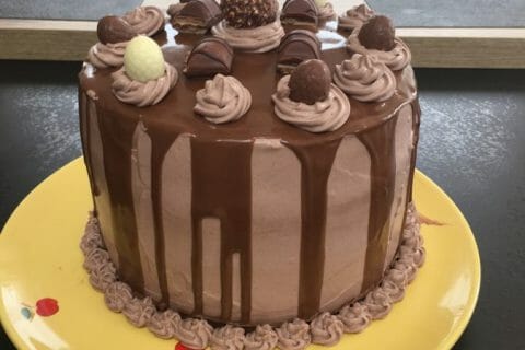 Cliquez pour zoomer ! Layer cake Kinder Bueno Thermomix par locada