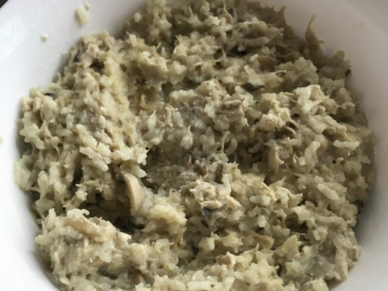 Cliquez pour zoomer ! Risotto poulet et champignons Thermomix par Coma57