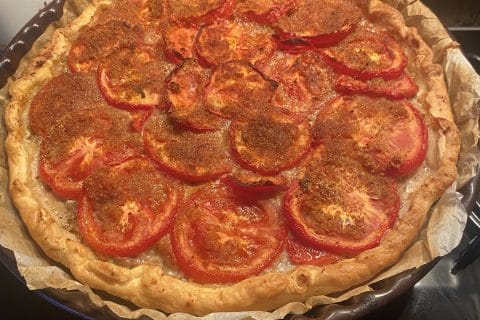 Cliquez pour zoomer ! Tarte salée façon tomates farcies Thermomix par Coma57