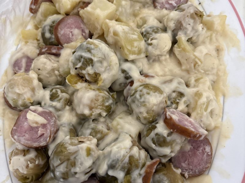 Cliquez pour zoomer ! Potée de choux de Bruxelles Thermomix par Coma57