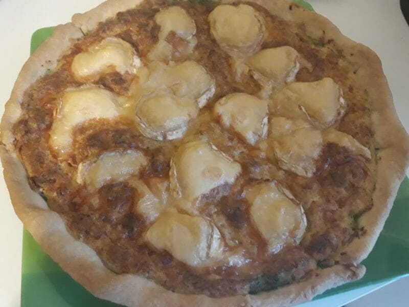 Cliquez pour zoomer ! Tarte courgette, jambon & chèvre Thermomix par Fantoline