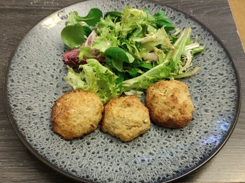 Cliquez pour zoomer ! Croquettes de chou-fleur au jambon cru Thermomix par Fantoline