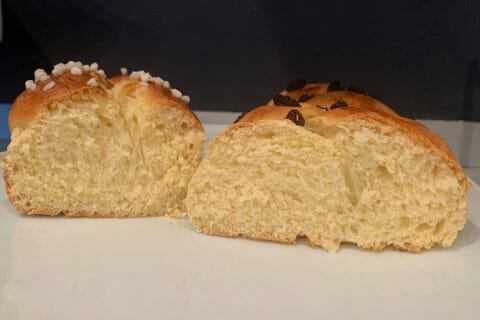 Cliquez pour zoomer ! Brioche tressée à la mie filante Thermomix par Natacha