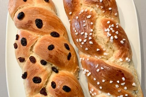Cliquez pour zoomer ! Brioche tressée à la mie filante Thermomix par Natacha