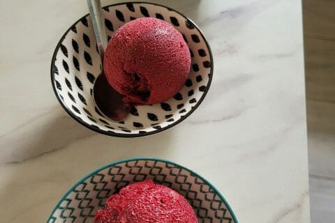 Cliquez pour zoomer ! Sorbet aux mûres Thermomix par ivyblue