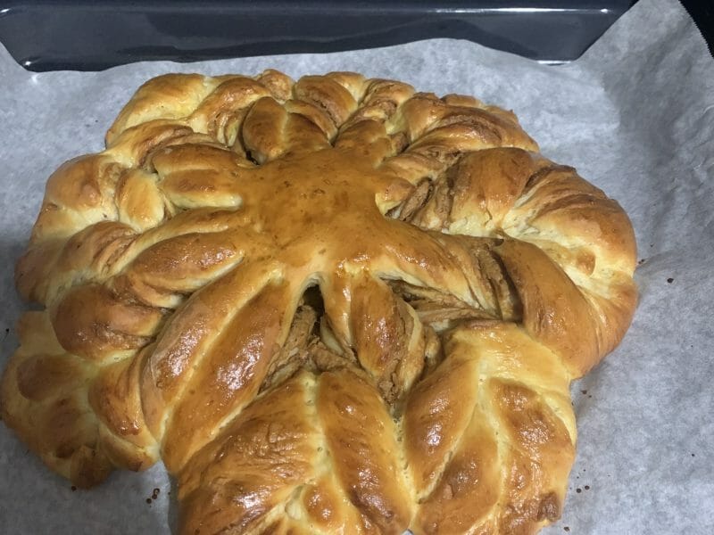 Cliquez pour zoomer ! Brioche étoilée au Nutella Thermomix par Marion67390