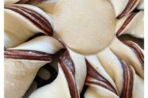 Cliquez pour zoomer ! Brioche étoilée au Nutella Thermomix par 🌸🪷 Linda 🫧