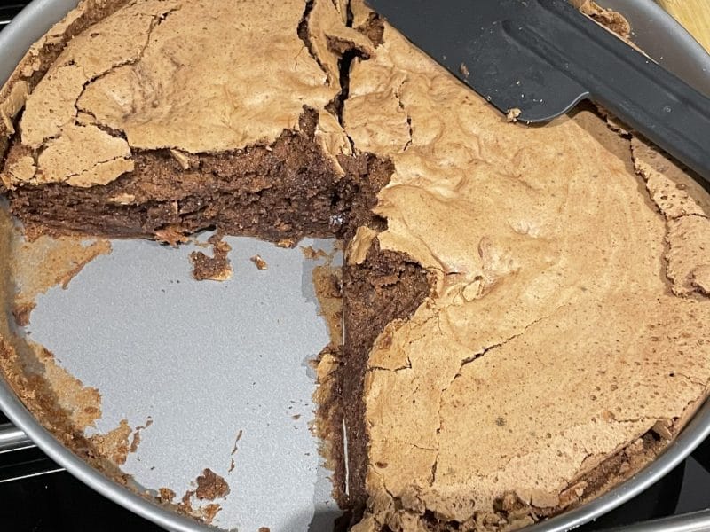 Cliquez pour zoomer ! Gâteau macaroné au chocolat Thermomix par mymy2