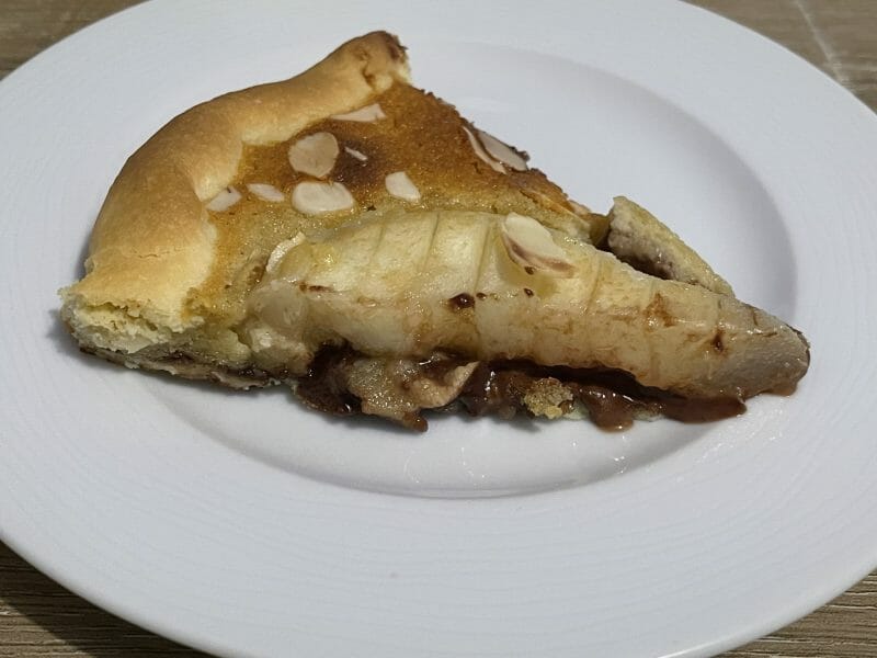 Cliquez pour zoomer ! Tarte aux poires sur lit de chocolat Thermomix par mymy2