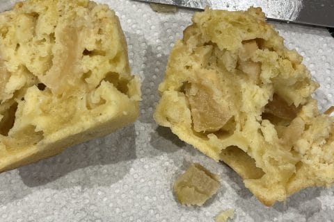 Cliquez pour zoomer ! Muffins aux pommes façon crumble Thermomix par mymy2