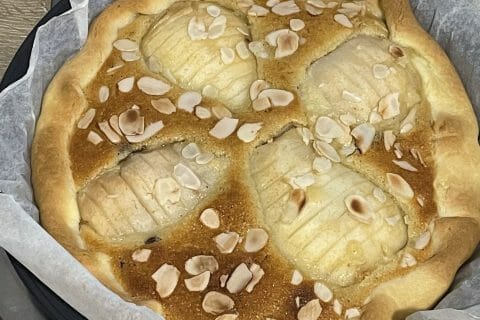 Cliquez pour zoomer ! Tarte aux poires sur lit de chocolat Thermomix par mymy2