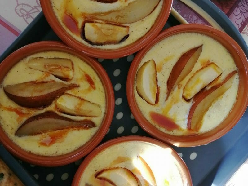 Cliquez pour zoomer ! Petits flans à la poire Thermomix par elodie801