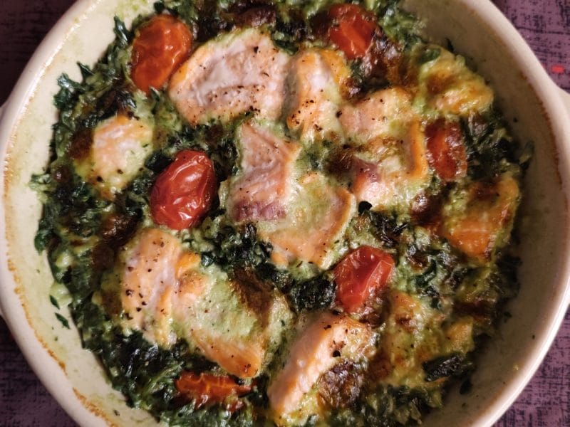 Cliquez pour zoomer ! Saumon à la Toscane Thermomix par pnat33