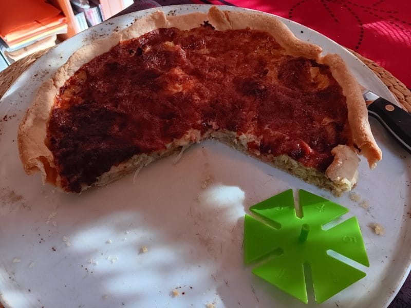 Cliquez pour zoomer ! Tarte aux poireaux et jambon Thermomix par pnat33