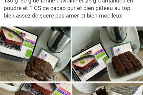 Cliquez pour zoomer ! Gâteau au chocolat et courgettes Thermomix par pnat33