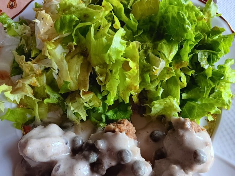 Cliquez pour zoomer ! Boulettes de viande sauce aux câpres Thermomix par pnat33