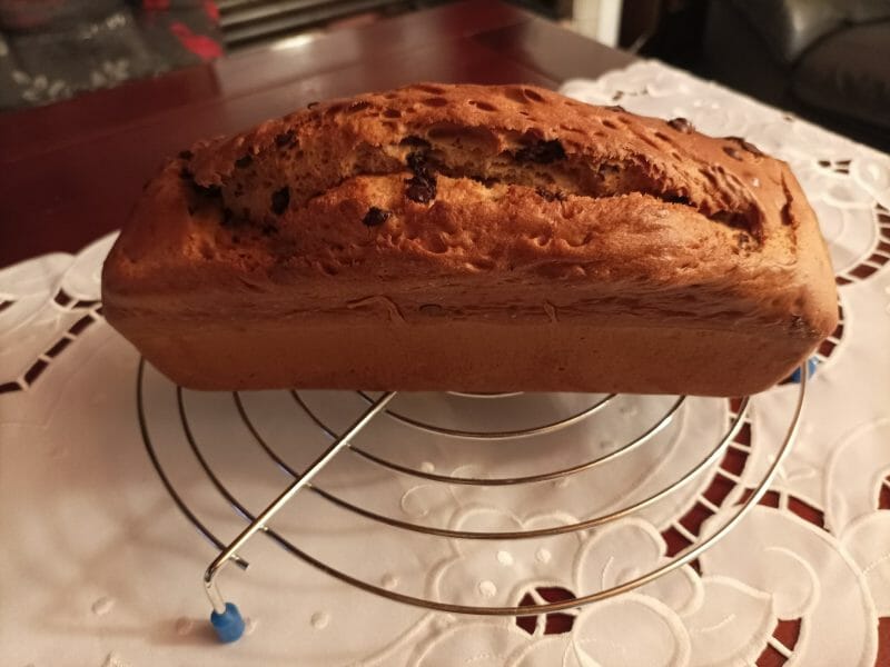 Cliquez pour zoomer ! Plum cake aux pépites de chocolat Thermomix par pnat33