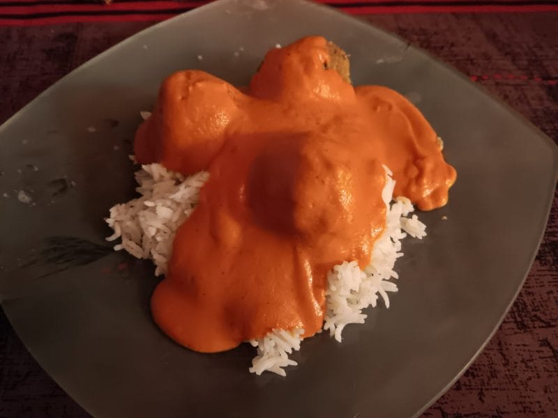 Cliquez pour zoomer ! Boulettes de viande Tikka Masala Thermomix par pnat33