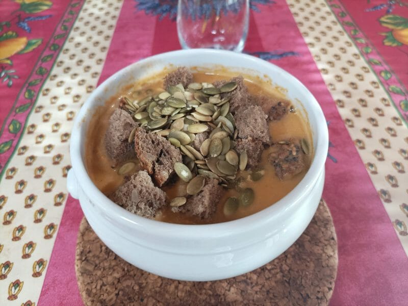 Cliquez pour zoomer ! Mouliné de lentilles corail à l’indienne Thermomix par pnat33