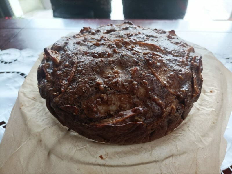 Cliquez pour zoomer ! Gâteau aux pommes, noix et raisins secs Thermomix par pnat33
