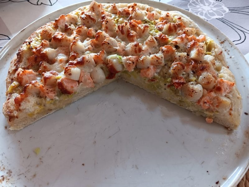 Cliquez pour zoomer ! Pizza terre et mer Thermomix par pnat33