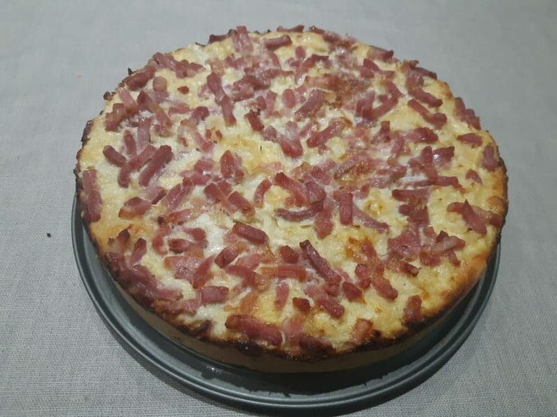 Cliquez pour zoomer ! Zwiebelkuchen – gâteau aux oignons Thermomix par Fafa26