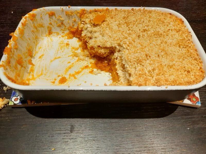 Cliquez pour zoomer ! Crumble de butternut au chorizo Thermomix par Fafa26