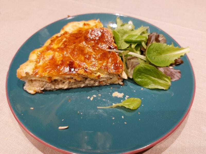 Cliquez pour zoomer ! Tourte au poulet et aux champignons Thermomix par Fafa26
