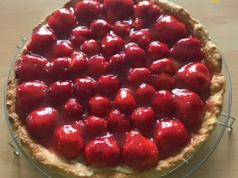 Cliquez pour zoomer ! Tarte aux fraises Thermomix par lecanaillou34