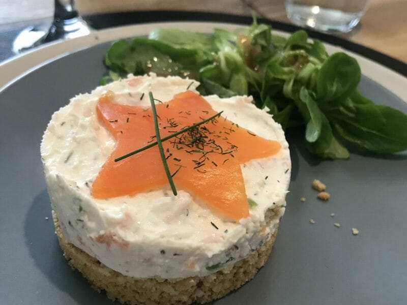 Cliquez pour zoomer ! Cheesecake au saumon sans cuisson Thermomix par adely35