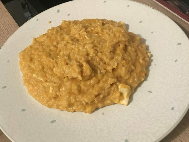 Cliquez pour zoomer ! Risotto butternut et chèvre frais Thermomix par alicia_104