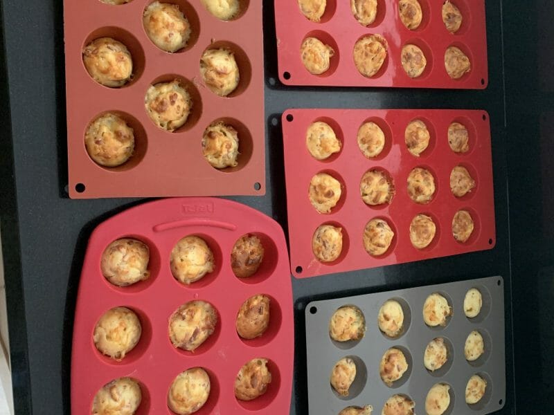 Cliquez pour zoomer ! Mini muffins au comté et aux lardons Thermomix par lucile81