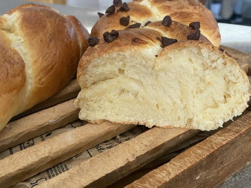 Cliquez pour zoomer ! Brioche tressée à la mie filante Thermomix par flavie_39