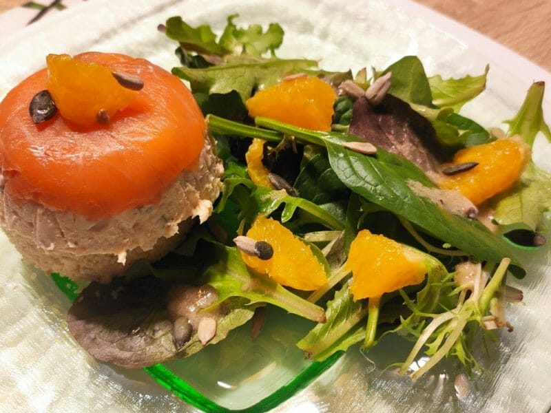 Cliquez pour zoomer ! Cheesecake au saumon sans cuisson Thermomix par Nanooo