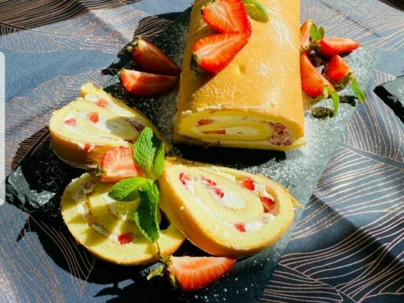 Biscuit Roule Japonais Au Thermomix Cookomix Biscuit Roule Japonais Au Thermomix Cookomix