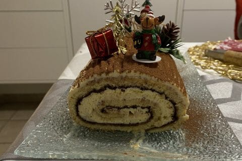 Cliquez pour zoomer ! Bûche Tiramisu Thermomix par myosotis38