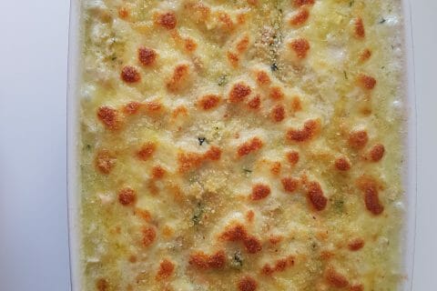 Cliquez pour zoomer ! Gratin de crozets aux courgettes et saumon fumé Thermomix par Selemane