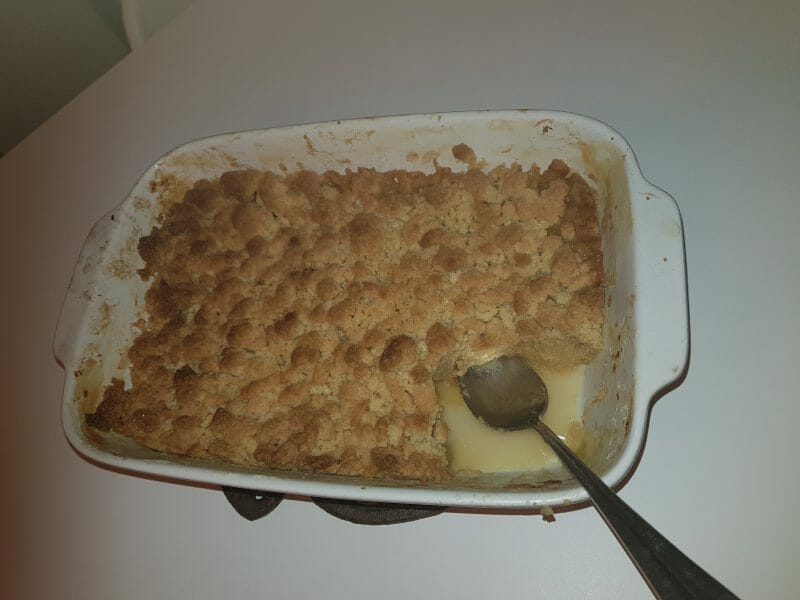 Cliquez pour zoomer ! Crumble aux Pommes Thermomix par Selemane