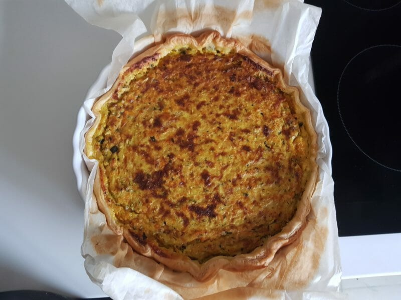 Cliquez pour zoomer ! Tarte courgettes et carottes Thermomix par Selemane