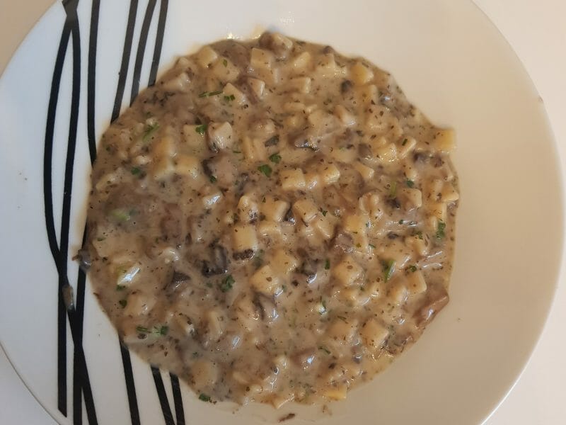 Cliquez pour zoomer ! Risotto de crozets et champignons Thermomix par Selemane