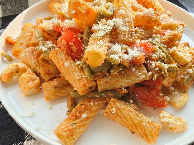 Cliquez pour zoomer ! Salade de pâtes méditerranéenne Thermomix par sabrinaben_