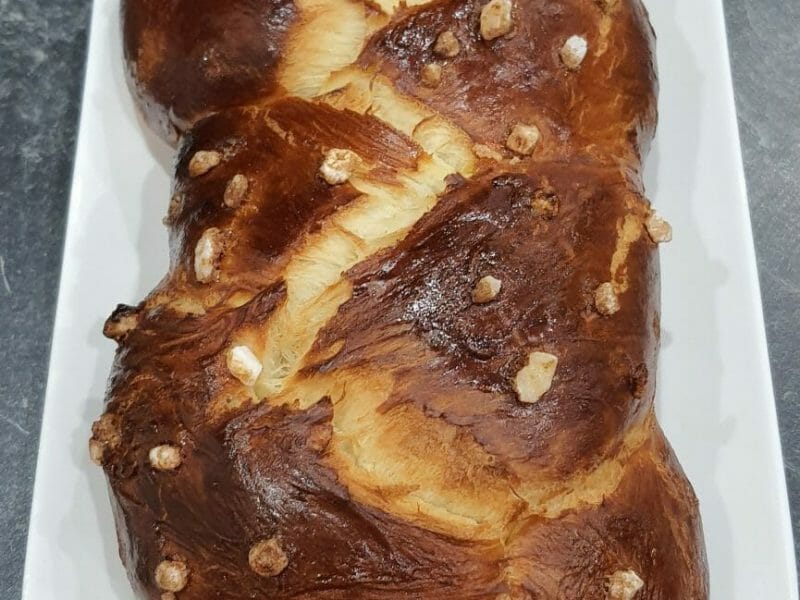 Cliquez pour zoomer ! Brioche tressée à la mie filante Thermomix par elena_27