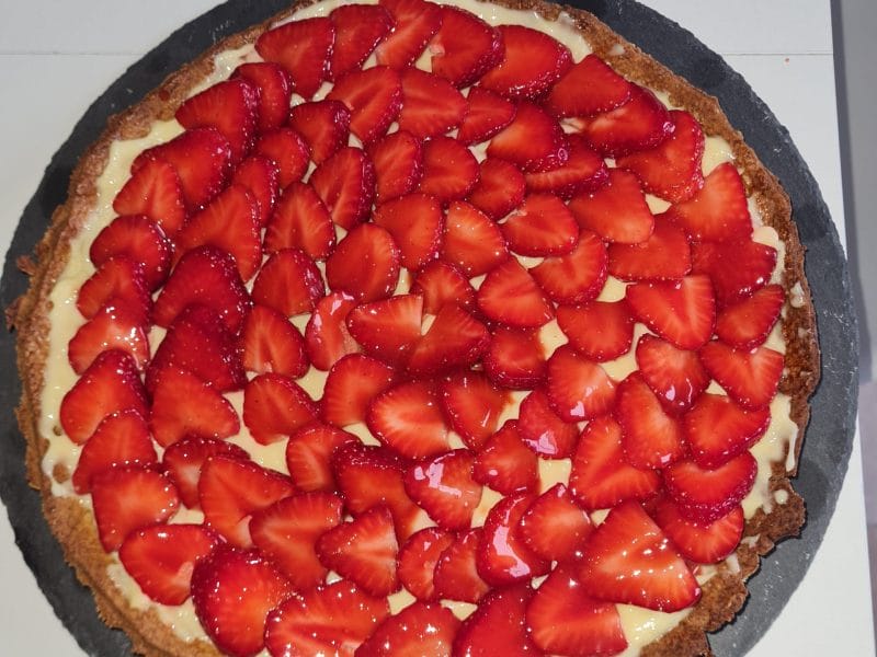 Cliquez pour zoomer ! Tarte aux fraises Thermomix par sabsab54