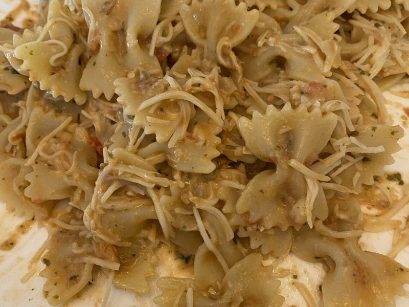 Cliquez pour zoomer ! Pâtes à la sauce au thon Thermomix par Coralie974