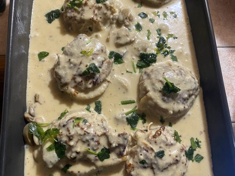 Cliquez pour zoomer ! Paupiettes de veau aux champignons Thermomix par Coralie974