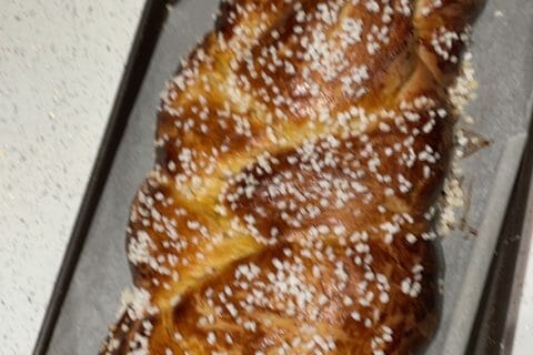 Cliquez pour zoomer ! Brioche tressée à la mie filante Thermomix par nadou13230