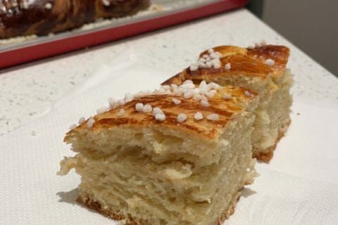 Cliquez pour zoomer ! Brioche tressée à la mie filante Thermomix par nadou13230