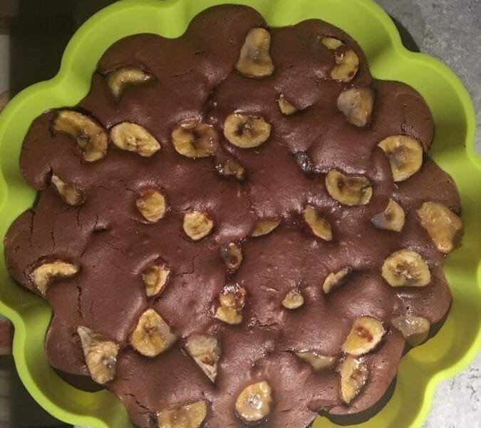 Cliquez pour zoomer ! Brownie fondant choco-banane Thermomix par JennyMoea