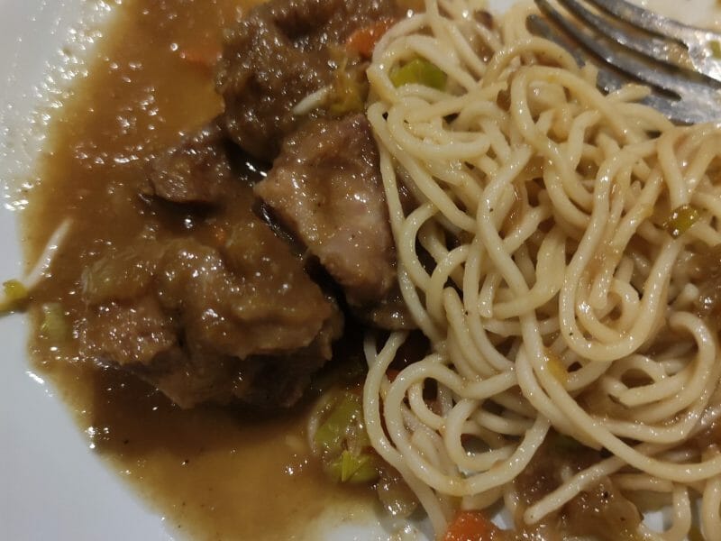 Cliquez pour zoomer ! Porc au caramel Thermomix par anne-claire_44